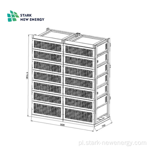 System magazynowania energii w pojemnikach o pojemności 500 kWh